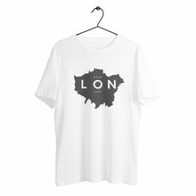 Load image into Gallery viewer, Eco - Friendly 100% Organic Cotton Unisex Heavyweight Sustainable T-Shirt 175 – London Map - Soil and Body