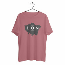 Load image into Gallery viewer, Eco - Friendly 100% Organic Cotton Unisex Heavyweight Sustainable T-Shirt 175 – London Map - Soil and Body