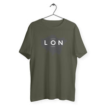 Load image into Gallery viewer, Eco - Friendly 100% Organic Cotton Unisex Lightweight T-Shirt 155 – London Map - Soil and Body