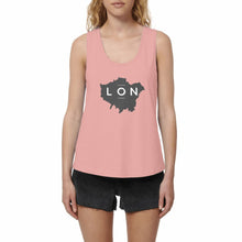 Load image into Gallery viewer, Eco - friendly 100% Premium Organic Cotton Women's Comfort Fit Tank Top - London Map - Soil and Body