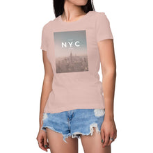 Load image into Gallery viewer, Eco - Friendly 100% Premium Organic Cotton Women’s Sustainable Slim T-Shirt 155 – NYC - Soil and Body