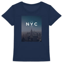 Load image into Gallery viewer, Eco - Friendly 100% Premium Organic Cotton Women’s Sustainable Slim T-Shirt 155 – NYC - Soil and Body