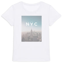 Load image into Gallery viewer, Eco - Friendly 100% Premium Organic Cotton Women’s Sustainable Slim T-Shirt 155 – NYC - Soil and Body