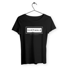 Load image into Gallery viewer, Eco - Friendly 100% Premium Organic Cotton Women’s Sustainable T-Shirt 140 – SUSTNBLE - Soil and Body