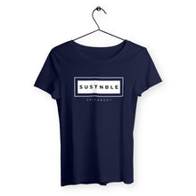 Load image into Gallery viewer, Eco - Friendly 100% Premium Organic Cotton Women’s Sustainable T-Shirt 140 – SUSTNBLE - Soil and Body