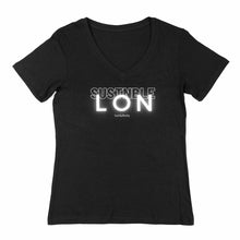 Load image into Gallery viewer, Eco - friendly 100% Premium Organic Cotton Women's V - neck Sustainable T-Shirt - SUSTNBLE LON - Soil and Body