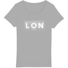Load image into Gallery viewer, Eco - Friendly Organic Cotton Women’s Lightweight Sustainable T-Shirt 150 – SUSTNBLE LON - Soil and Body