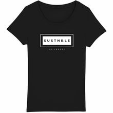 Load image into Gallery viewer, Eco - Friendly Organic Cotton Women’s Lightweight Sustainable T-Shirt 150 – SUSTNBLE - Soil and Body
