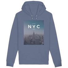 Load image into Gallery viewer, Eco - friendly Premium Organic Cotton Side Pocket Unisex Hoodie 300 – NYC - Soil and Body