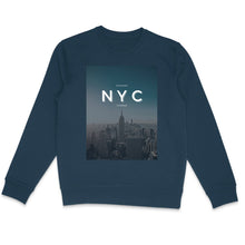 Load image into Gallery viewer, Eco - friendly Premium Organic Cotton Unisex Lightweight Sweatshirt - NYC - Soil and Body