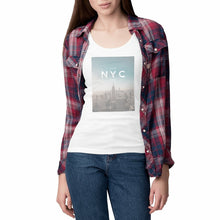 Load image into Gallery viewer, Eco - friendly Premium Organic Cotton Women's Slim Fit Tank Top - NYC - Soil and Body