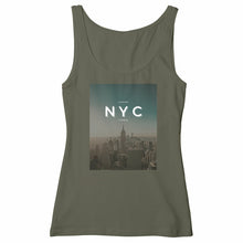 Load image into Gallery viewer, Eco - friendly Premium Organic Cotton Women's Slim Fit Tank Top - NYC - Soil and Body