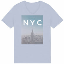 Load image into Gallery viewer, NYC Inspired Eco - friendly 100% Premium Organic Cotton Raw Edge Mens Sustainable T-Shirt - Soil and Body