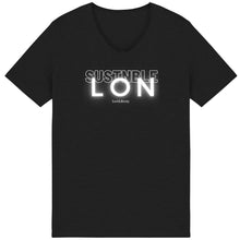 Load image into Gallery viewer, SUSTNBLE LON - Eco - friendly 100% Premium Organic Cotton Raw Edge Mens Sustainable T-Shirt - Soil and Body
