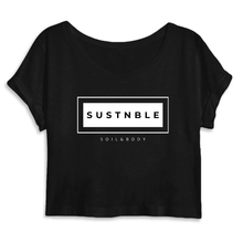 Load image into Gallery viewer, Eco - friendly 100% Organic Cotton Crop Top - SUSTNBLE - Soil and Body