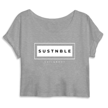 Load image into Gallery viewer, Eco - friendly 100% Organic Cotton Crop Top - SUSTNBLE - Soil and Body