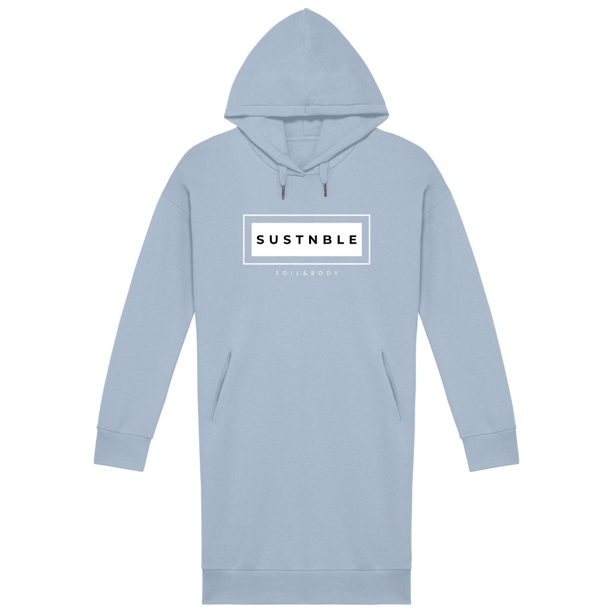 Eco-Friendly Organic Cotton Hoodie Dress