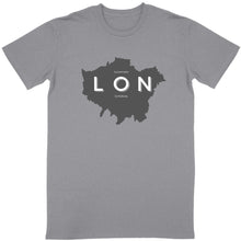 Load image into Gallery viewer, Eco - Friendly 100% Organic Cotton Unisex Classic T-Shirt 140 - 155 – London Map - Soil and Body
