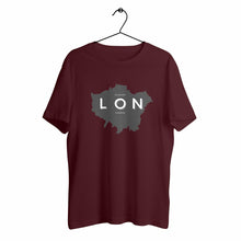 Load image into Gallery viewer, Eco - Friendly 100% Organic Cotton Unisex Heavyweight Sustainable T-Shirt 175 – London Map - Soil and Body
