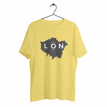Load image into Gallery viewer, Eco - Friendly 100% Organic Cotton Unisex Heavyweight Sustainable T-Shirt 175 – London Map - Soil and Body
