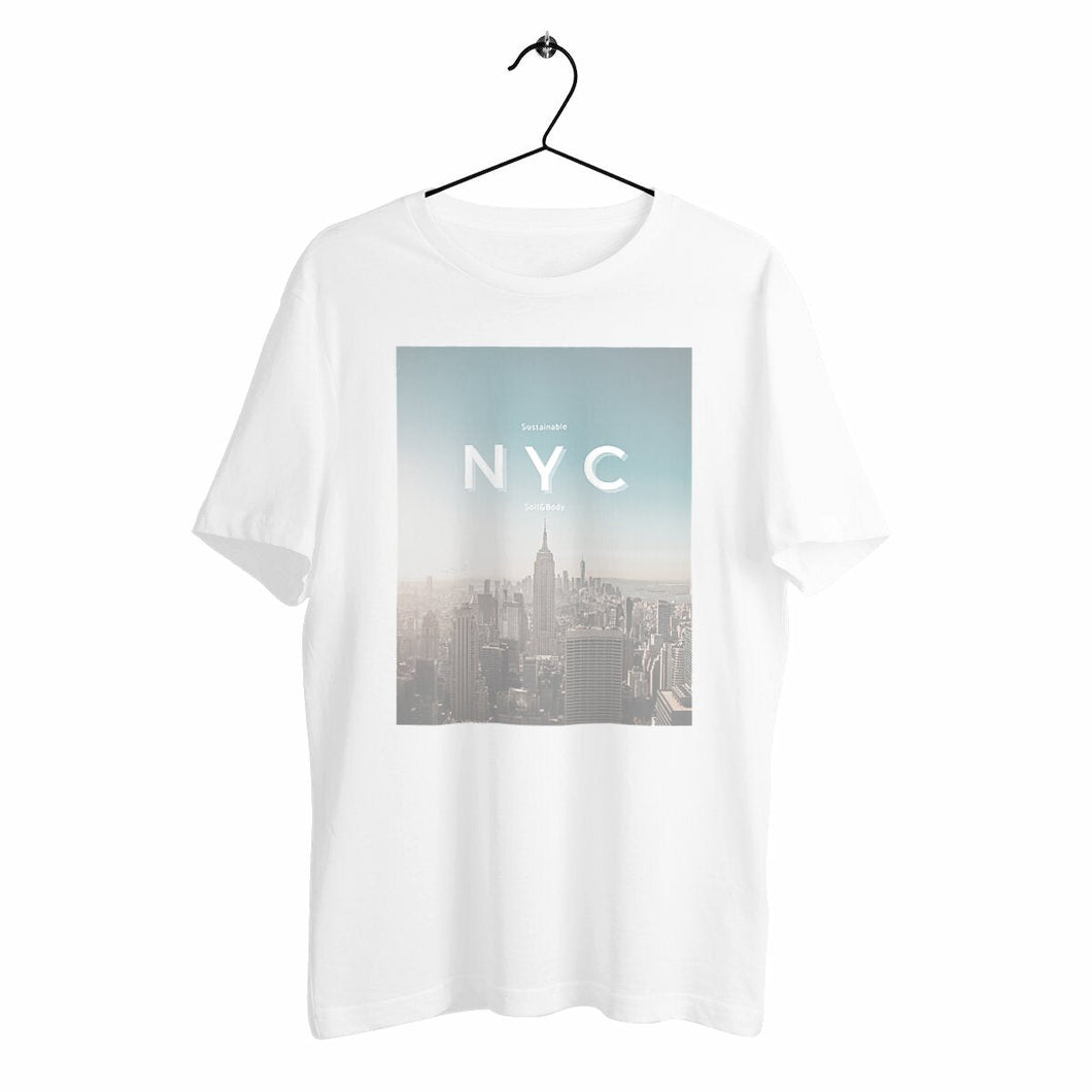 Eco - Friendly 100% Organic Cotton Unisex Heavyweight Sustainable T-Shirt 175 – NYC - Soil and Body