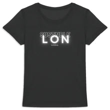 Load image into Gallery viewer, Eco - Friendly 100% Premium Organic Cotton Women’s Sustainable Slim T-Shirt 155 – SUSTNBLE LON - Soil and Body
