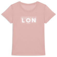 Load image into Gallery viewer, Eco - Friendly 100% Premium Organic Cotton Women’s Sustainable Slim T-Shirt 155 – SUSTNBLE LON - Soil and Body
