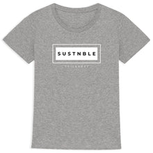 Load image into Gallery viewer, Eco - Friendly 100% Premium Organic Cotton Women’s Sustainable Slim T-Shirt 155 – SUSTNBLE - Soil and Body
