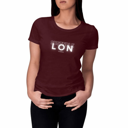 Eco - Friendly 100% Premium Organic Cotton Women’s Sustainable T-Shirt 140 – SUSTNBLE LON - Soil and Body