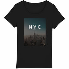 Load image into Gallery viewer, Eco - Friendly Organic Cotton Women’s Lightweight Sustainable T-Shirt 150 – NYC - Soil and Body
