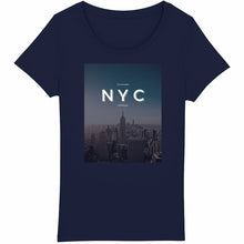 Load image into Gallery viewer, Eco - Friendly Organic Cotton Women’s Lightweight Sustainable T-Shirt 150 – NYC - Soil and Body
