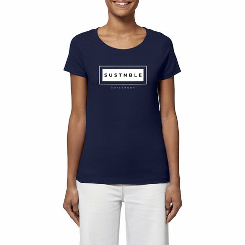 Eco - Friendly Organic Cotton Women’s Lightweight Sustainable T-Shirt 150 – SUSTNBLE - Soil and Body