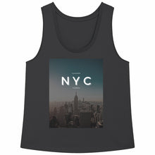 Load image into Gallery viewer, Eco-friendly 100% Premium Organic Cotton Women&#39;s Comfort Fit Tank Top - NYC
