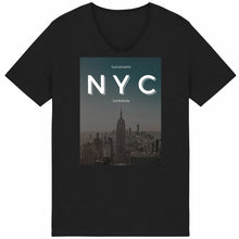 Load image into Gallery viewer, NYC - 100% Organic Cotton - Raw Edge Unisex T-Shirt
