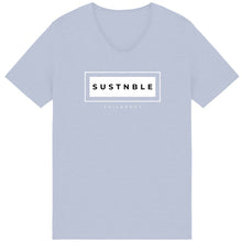 Load image into Gallery viewer, Eco-friendly 100% Organic Cotton Raw Edge Unisex T-Shirt - SUSTNBLE
