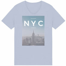 Load image into Gallery viewer, NYC - 100% Organic Cotton - Raw Edge Unisex T-Shirt
