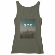 Load image into Gallery viewer, Eco-friendly Premium Organic Cotton Women&#39;s Slim Fit Tank Top - NYC
