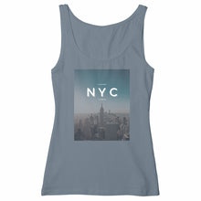 Load image into Gallery viewer, Eco-friendly Premium Organic Cotton Women&#39;s Slim Fit Tank Top - NYC
