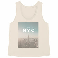 Load image into Gallery viewer, Eco-friendly 100% Premium Organic Cotton Women&#39;s Comfort Fit Tank Top - NYC
