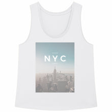 Load image into Gallery viewer, Eco-friendly 100% Premium Organic Cotton Women&#39;s Comfort Fit Tank Top - NYC
