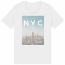 Load image into Gallery viewer, NYC - 100% Organic Cotton - Raw Edge Unisex T-Shirt
