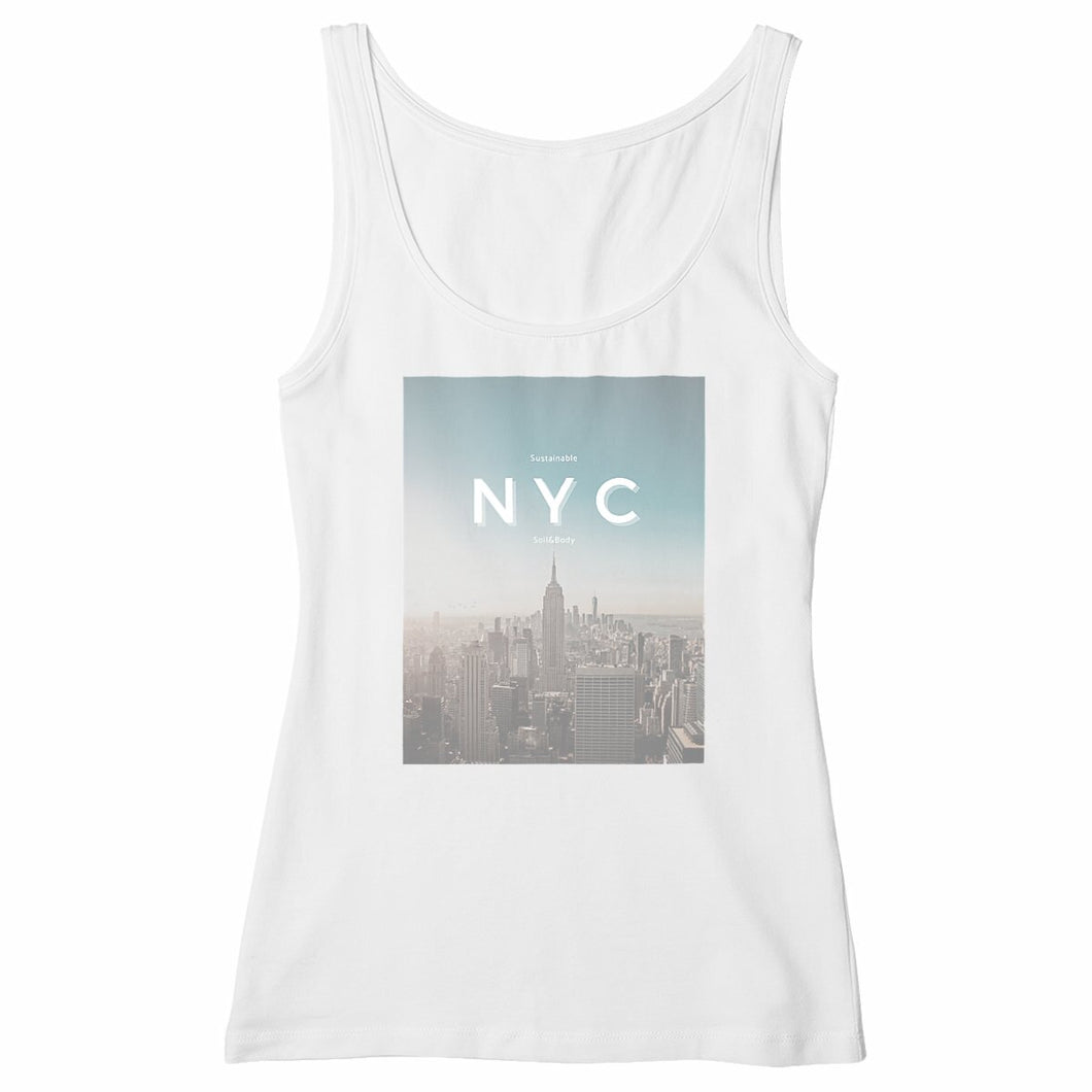 Eco-friendly Premium Organic Cotton Women's Slim Fit Tank Top - NYC