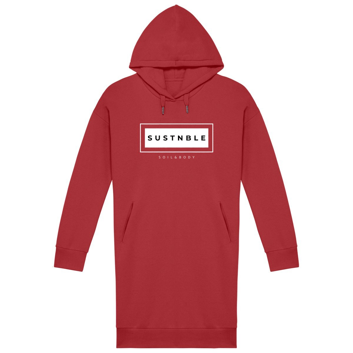 Eco-friendly Organic Cotton Hoodie Dress