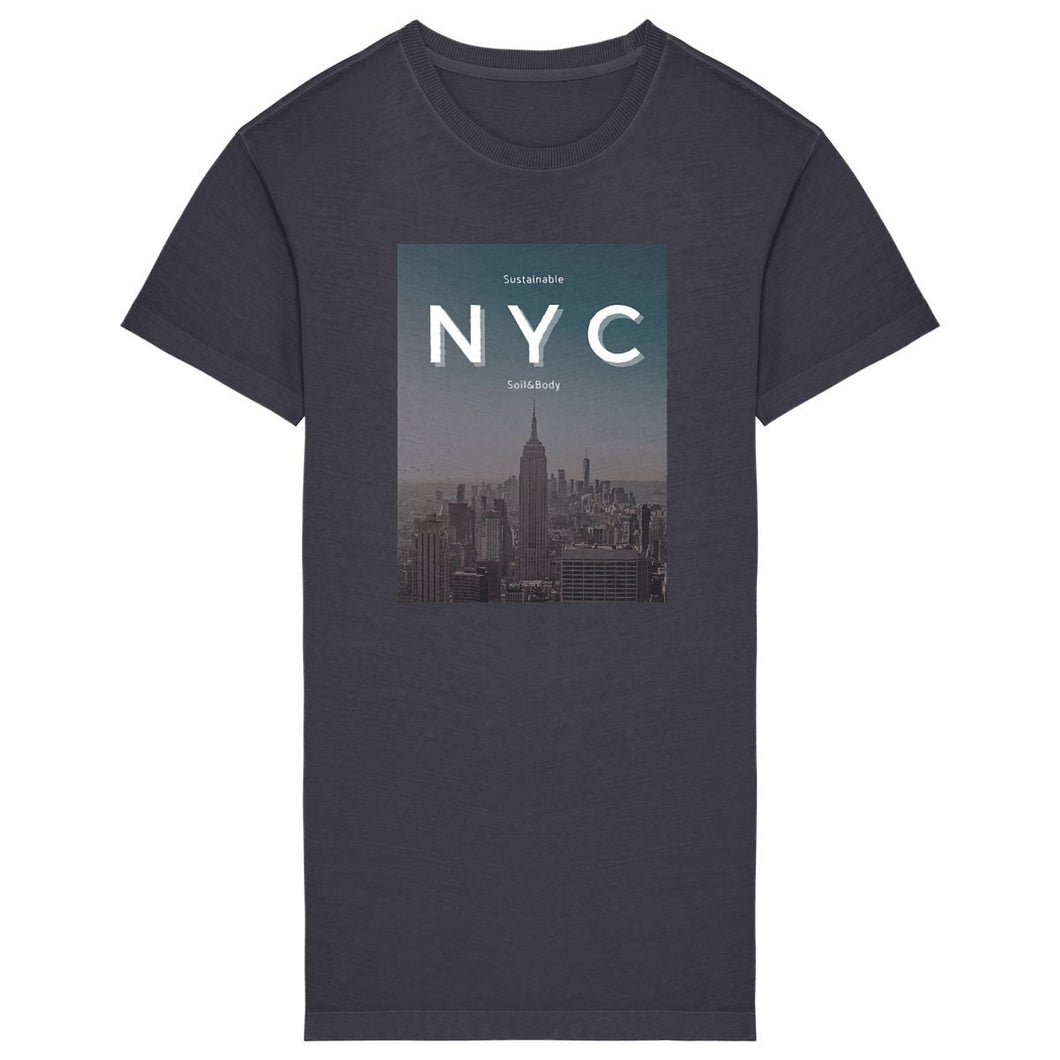 NYC - 100% Organic Cotton - Oversized T-Shirt Dress