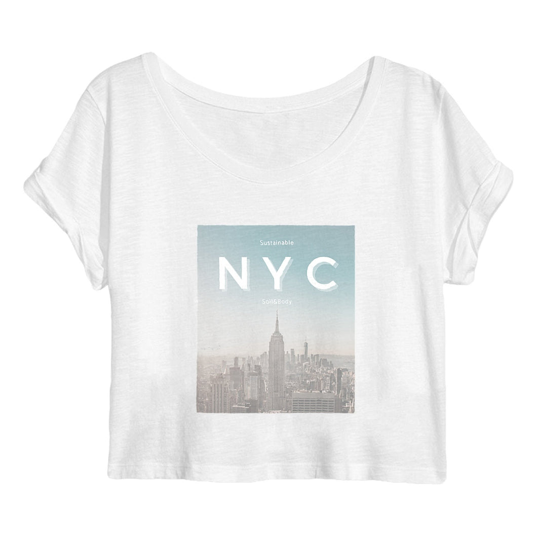 NYC - 100% Organic Cotton 120 - Crop Top - Soil and Body