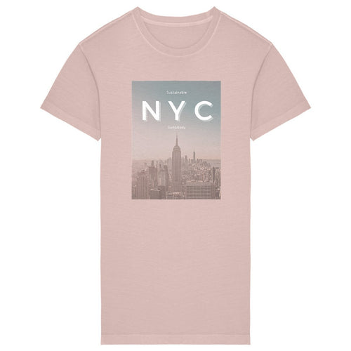 NYC - 100% Organic Cotton 165 - Oversized T-Shirt Dress - Soil and Body