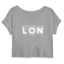 Load image into Gallery viewer, SUSTNBLE LON - 100% Organic Cotton - Crop Top - Soil and Body
